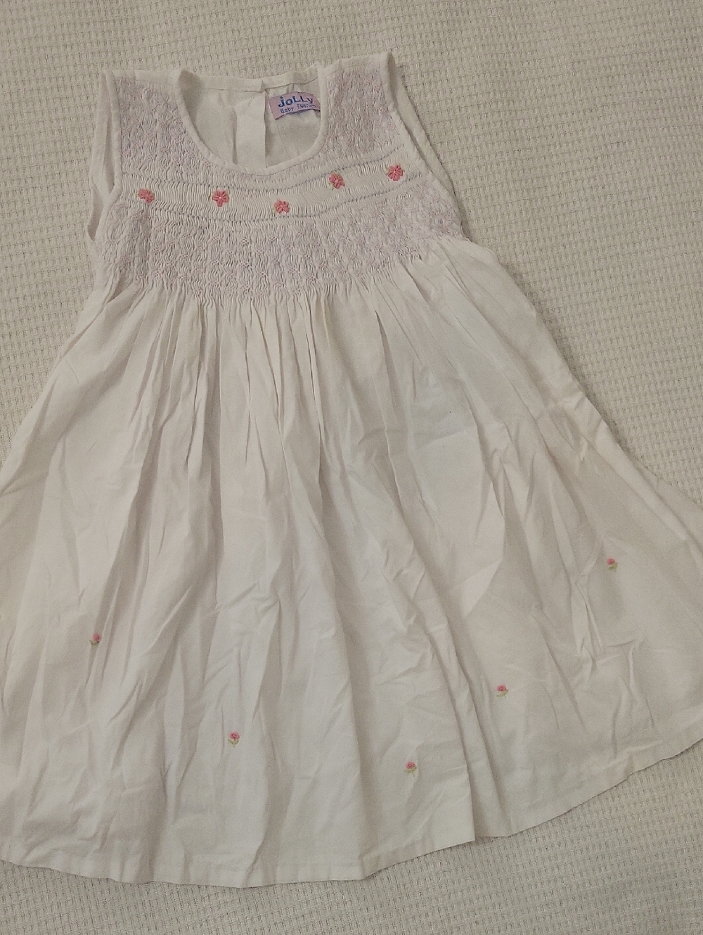 Smocked Girls Dress